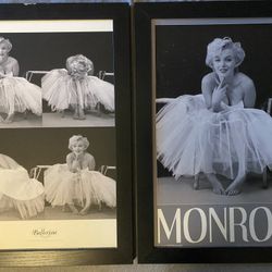 2 Marylin Monroe Canvas Pictures