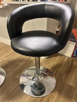 Black counter chairs