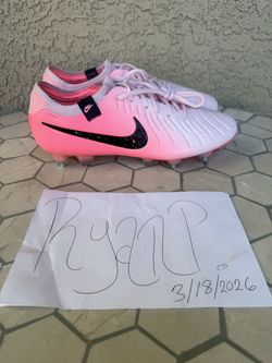 Size 8.5 - [DV4328-601] MENS NIKE TIEMPO LEGEND 10 ELITE FG 'PINK FOAM'