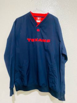Houston Texans NFL Pullover Jacket Men’s M Blue/Red Officially Licensed