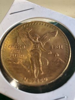 1981 -1onza Mexico Gold coins