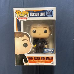Funko Pop. DOCTOR WHO. NINTH DOCTOR WITH BANANA 
