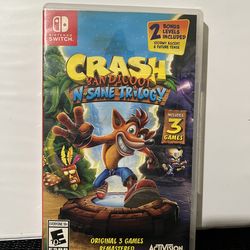Nintendo Switch Crash Bandicoot N’sane Trilogy (GAME AND CASE)