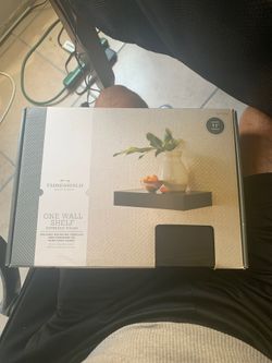 Threshold One wall shelf - espresso