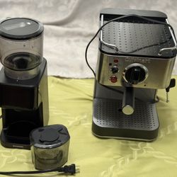 Sale Cuisinart Espresso Coffee Machine And Grinder Coffee Machine 
