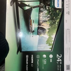 24” Phillips Tv Brand New