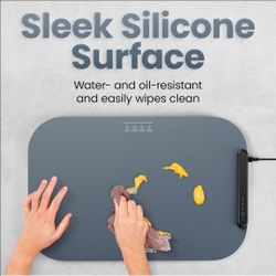 Electric Warming Mat with Silicone Surface
