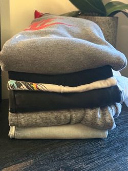 Nike / Old Navy Folded Sweatshirts and T-Shirts and Pants 6-7