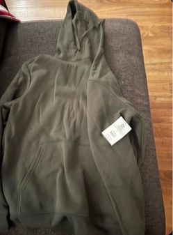 Olive Green Pullover Hoodie with Tags