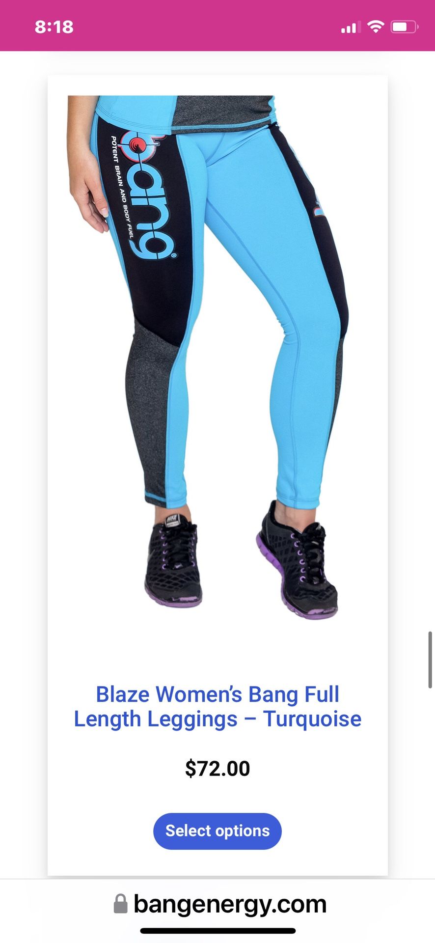 Bang Energy Workout Pants 