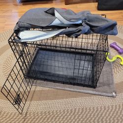19x19x30 Dog Crate W/ Cover