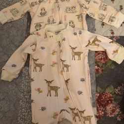 Burt’s Bees Baby Girl Onsies 