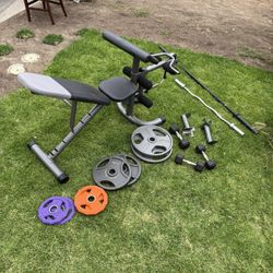 Weider Weight Set With Olympic Weights