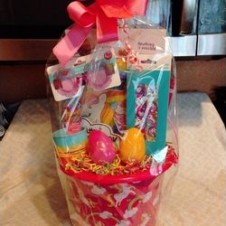Unicorn gift basket