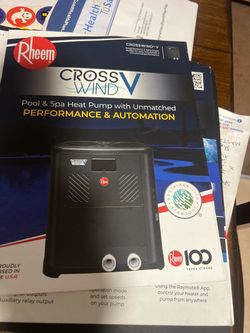 Raypak cross V wind heat pump