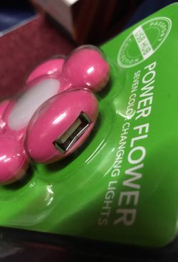 Multiple USB port flower! Cute and functional!