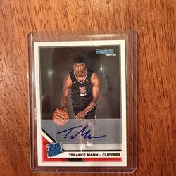Terance Mann Rookie Card Auto