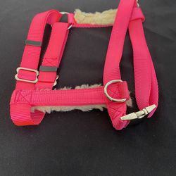 Carter Pet Supply Pig Hog Adjustable Padded Pink Harness Metal Buckle (Heavy Duty) (Retail $35) Used Once