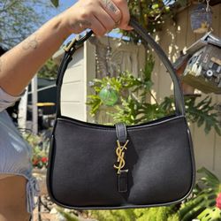 Black Purse YSL Leather Bag