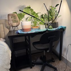 Black Desk & Chair