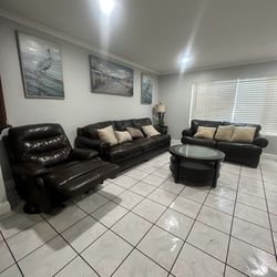 Real Leather Couches 