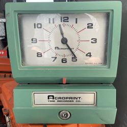 Acroprint Time Recorder 