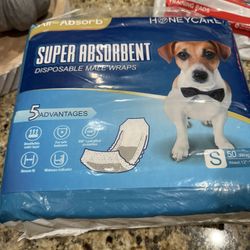 Dog Disposable Male Wraps And Pads