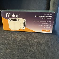 Flintar Core 300 True HEPA ( 2 Pack ) Filters 