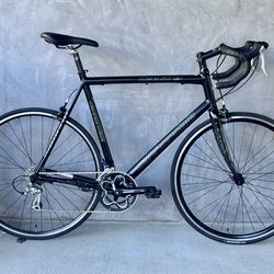 Cannondale CAAD9 60cm Race Road Bike Carbon Fork Very Light Fresh Tune Up- Matte Black