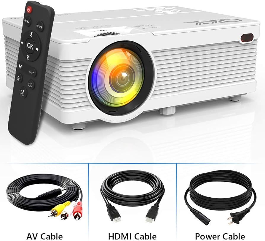 NEW Full HD 1080P Supported Projector Home Theater Outdoor Movies