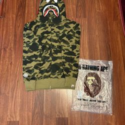 Green Bape Hoodie 