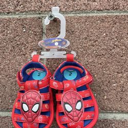 Baby Spider 🕷️ Man Sandals Size 2
