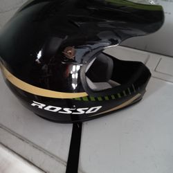 Rosso Motorcross Helmet Size Large Kids