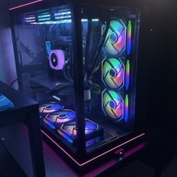 PC 5080 Founders Edition Ryzen 7 9800x3d 64gb Gski Ripjaws cl30 6000Mt/s Asus rog strix 1000w Power Supply Motherboard: ROG STRIX x670E-E 