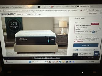 King Size Tempurpedic Pro adapt