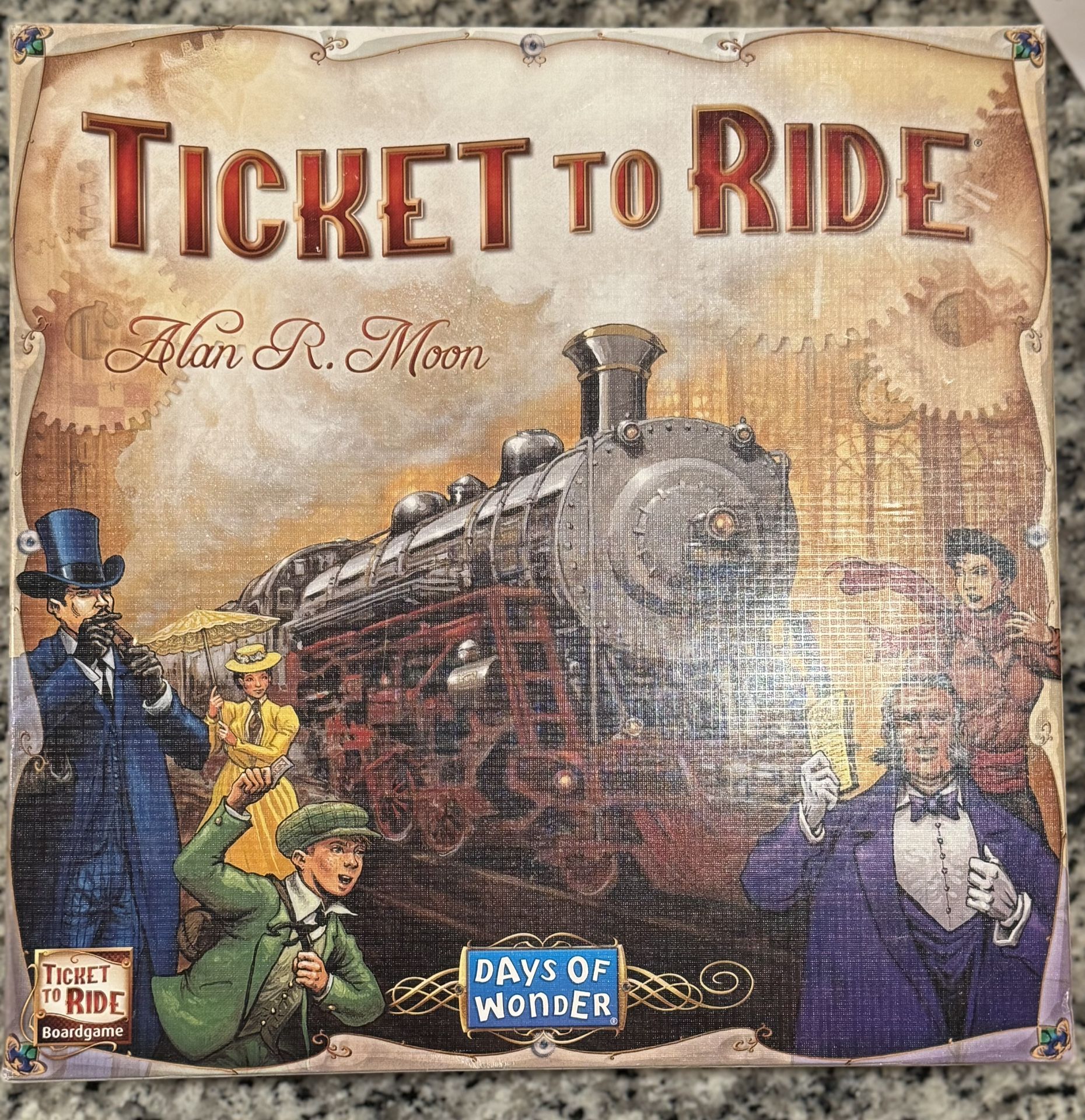 Ticket to Ride Board Game (2025 Refresh Edition) - Opened but Complete & Like New, Includes Online C