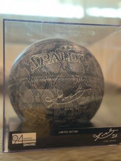 Spalding x Kobe Bryant 94 Series Silver Snakeskin 24K Basketball - Limited Edition  & Vintage LOT