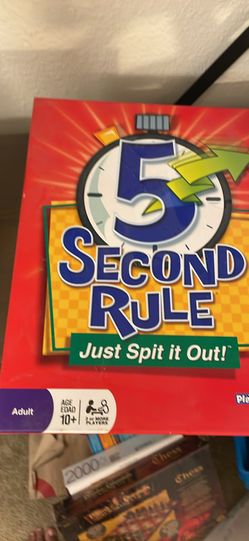 Board game: 5 second rule