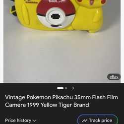1999 Tiger Pokémon Camera (Collectible )