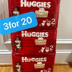 Huggies Snugglers 3 Bag For 20
