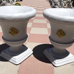 New Flower Pots Made Out Of Cement 18 X 15 