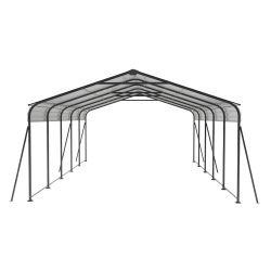 Campcraft 13 x 26.5 ft carport, 0.25mm thick, with protective film to prevent scratching, 2 pairs of adhesive gloves, 3 hooks, 12 expansion screws, 6 