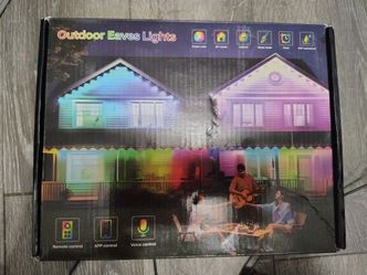 Outdoor eaves lights permanent 66 ft