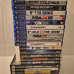 PS2, PS3 & PS4 Games