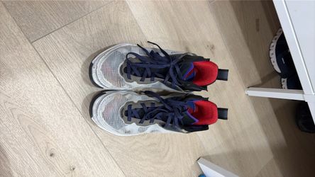 Nike Sneakers White Navy Red Lace-Up size 8.5 US men’s