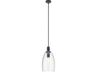 NEW! KICHLER Lakum Clear Glass Pendant Light
