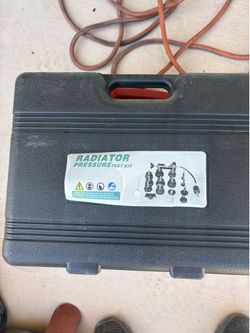 Radiator pressure test kit