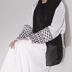 Keffiyeh Design Abaya