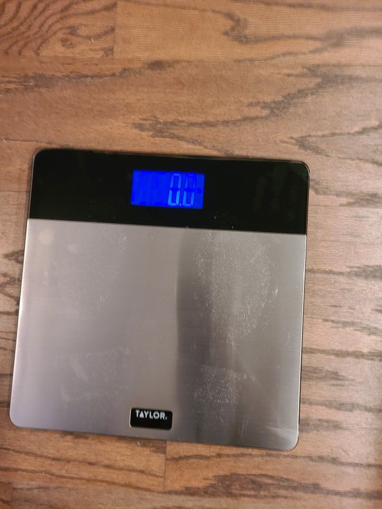 Stainless Steel Scale - Good Condition (Lbs/kg) 