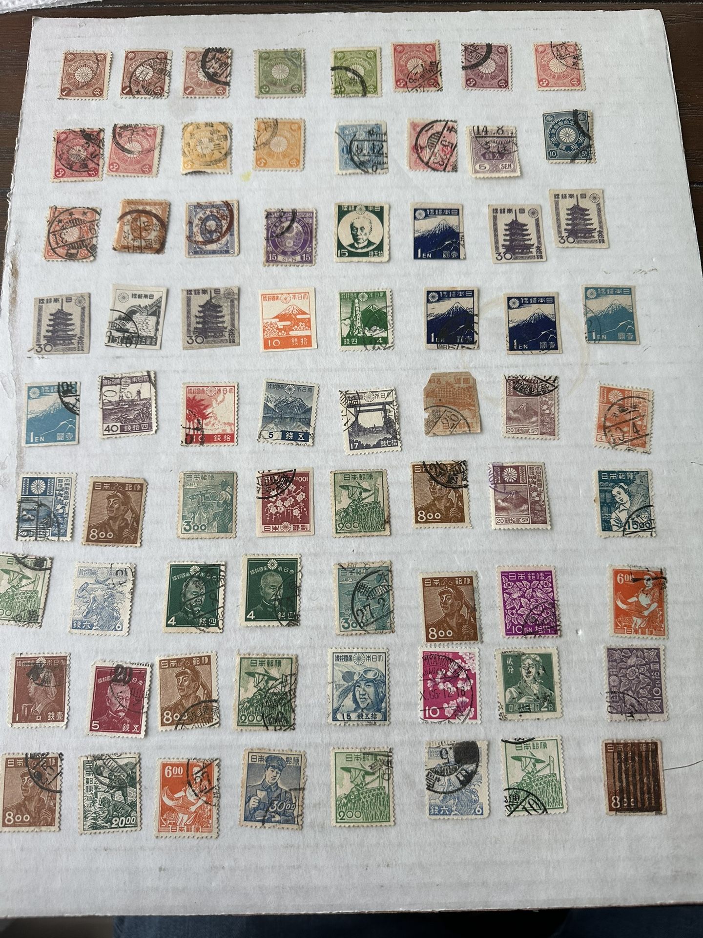 Japan Large Stamp Lot Of 125